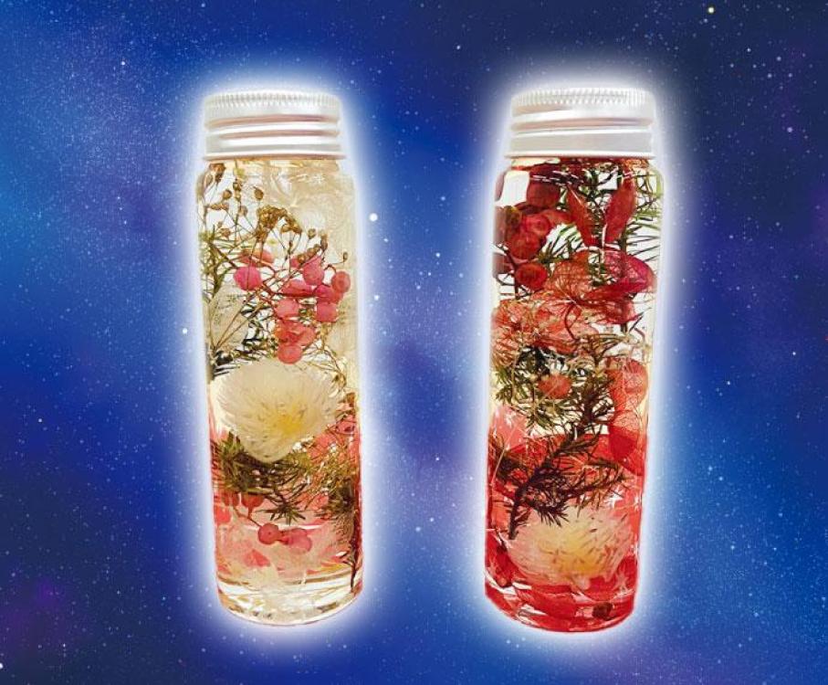 冬のハーバリウム