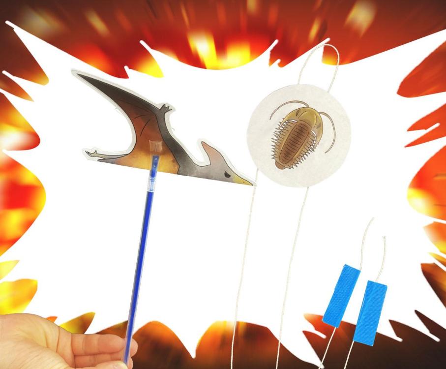 かんたん むかしのいきもの工作