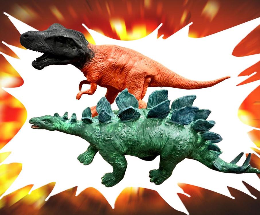 ぬってみよう！恐竜ペイント